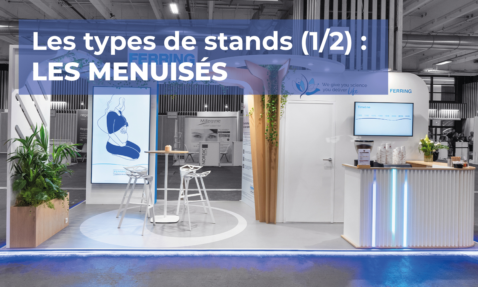 Les types de stands (1/2) : les menuisés