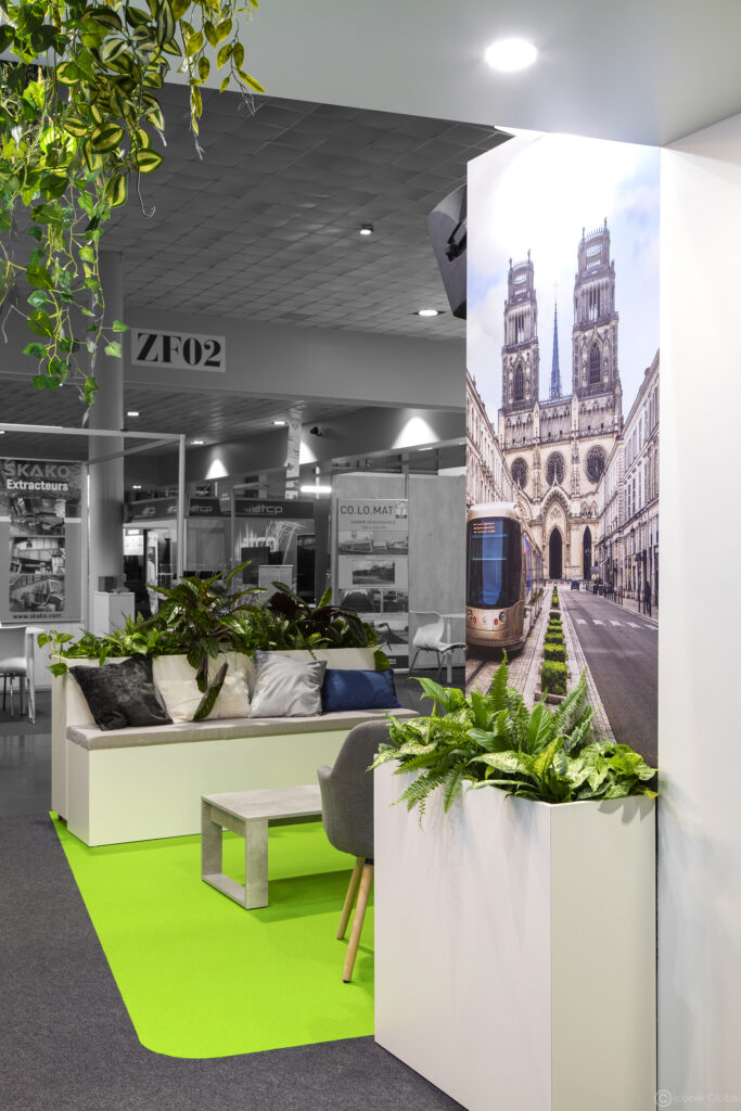 Stand Unicem menuis&eacute; pour le Congr&egrave;s de la SIM 2025 &agrave; Orl&eacute;ans