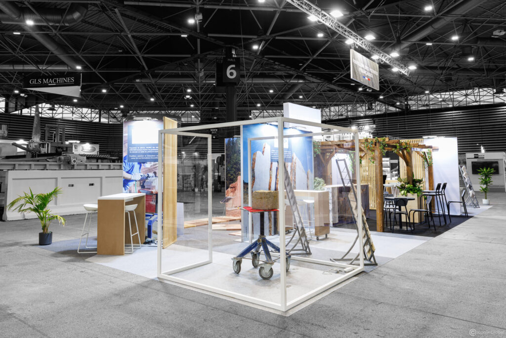 Stand modulaire SNROC &agrave; l'occasion du salon Roccalia &agrave; Lyon 2025