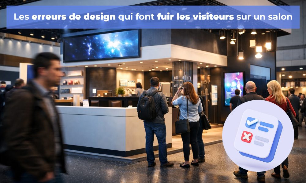 Visuel article erreurs design sur un stand